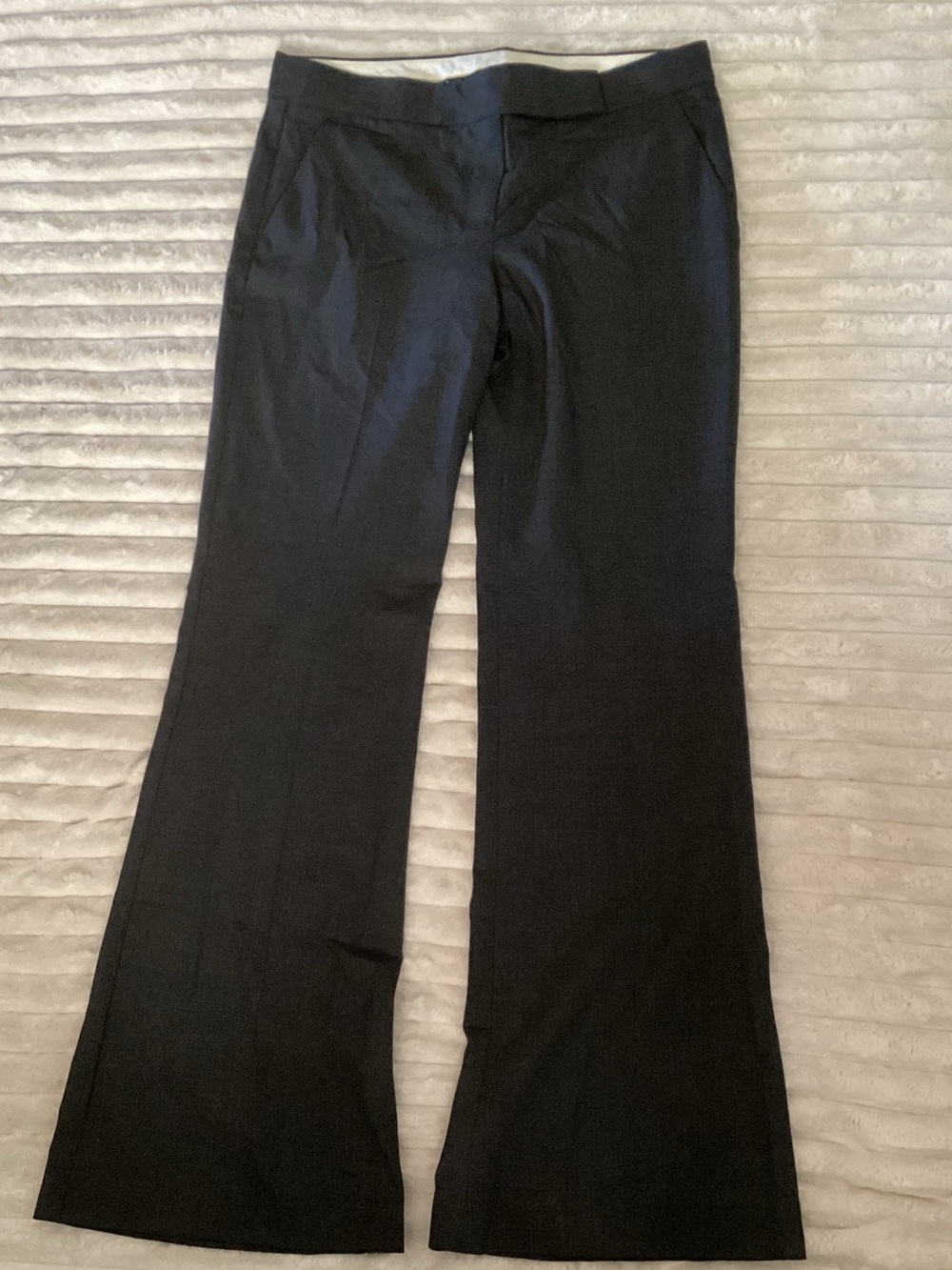 Theory Black Flared Knit Pants